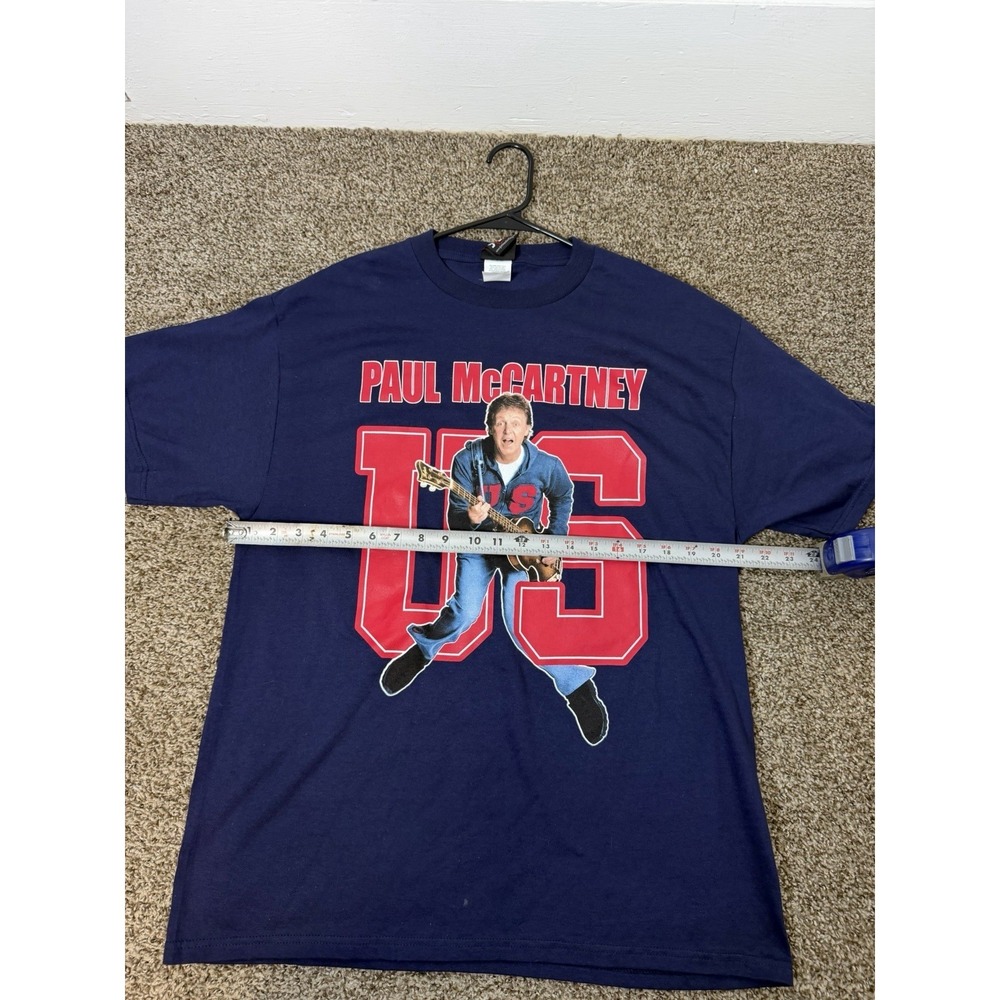 Vintage 2005 Giant Paul McCartney Concert Tour T Shirt L Large - Picture 6 of 7
